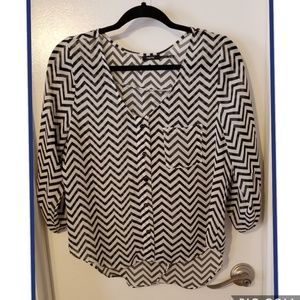 Poetry Chevron Blouse